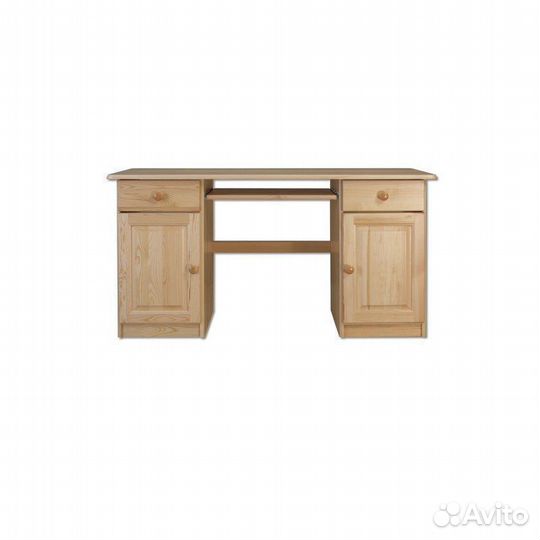 Стол из массива сосны письменный Пино 105