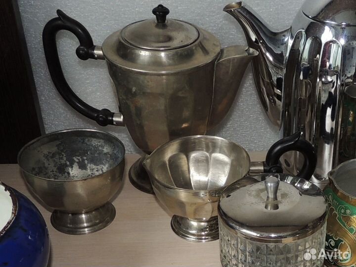 Кофейник чайник турка сахарница чугунок СССР