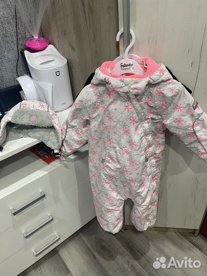 Зимний комбинезон для девочки 86