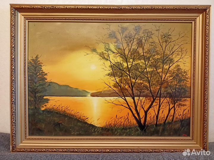 Картина маслом на холсте пейзаж