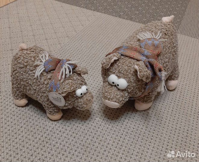 Мягкие игрушки семья поросят