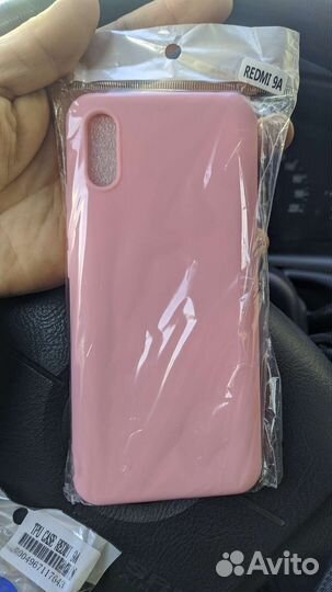 Чехол на xiaomi redmi 9a и защитное стекло