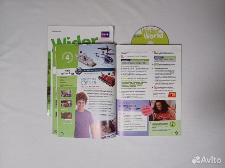 Wider world 2 / комплект (SB,WB,CD) новый