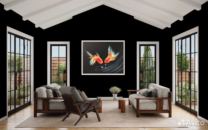 Интерьерная картина маслом