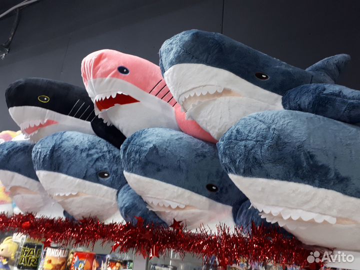 Мягкая игрушка Акула 50/100/110