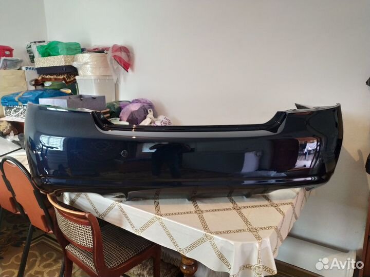 Бампер задний infinity m35 рестайл с парктрониками