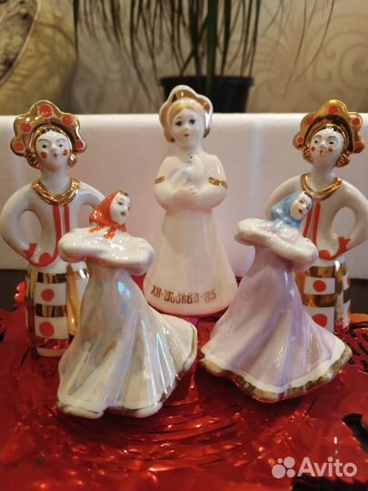 Фарфоровые статуэтки СССР лфз дулево