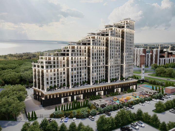 2-к. квартира, 98,9 м², 16/25 эт.