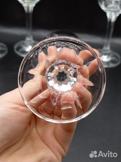 Фужеры Бокалы Хрусталь Позолота СССР Винтаж