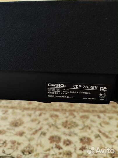 Цифровое пианино Casio CDP-220RBK