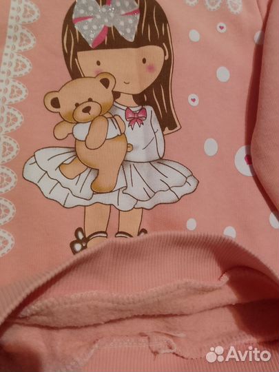 Лонгслив на 1-2года