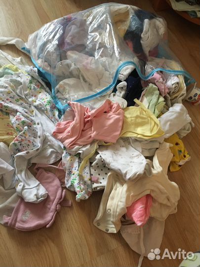 Пакеты с детскими вещами от 56-86