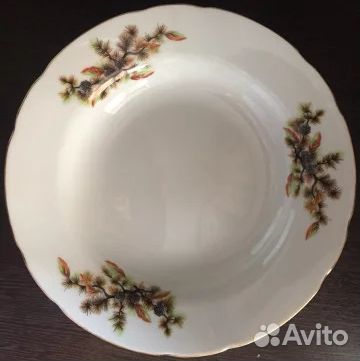 Тарелки фарфоровые (Япония) 3 рисунка