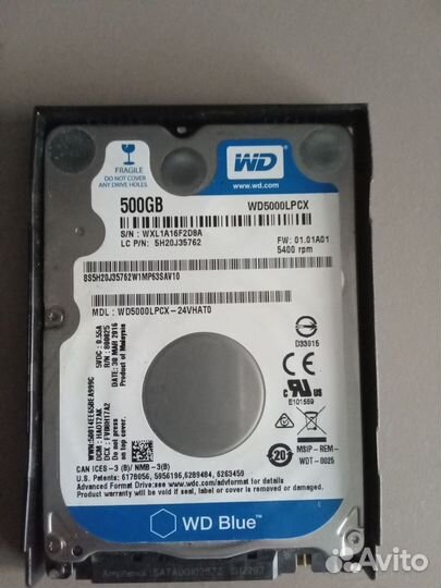 Жесткий диск WD Blue 500 gb