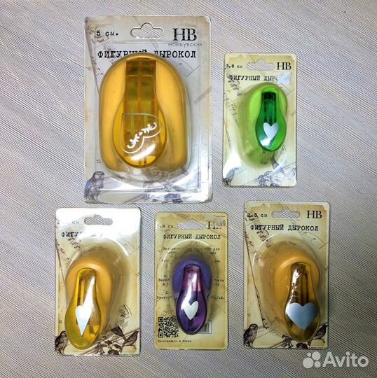 Фигурные дыроколы Cердечками