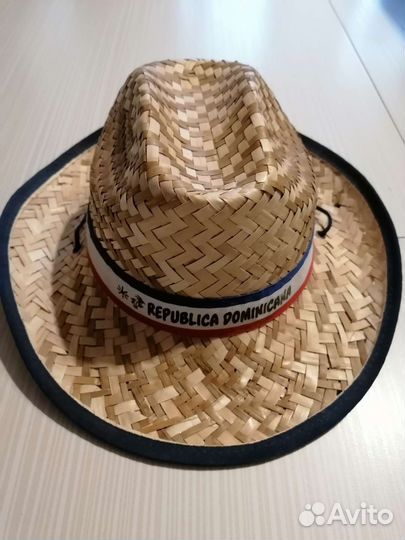 Шляпа соломенная из Доминиканы