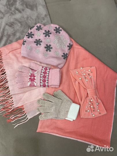 Платки,шарфы,палантины,шапки,перчатки