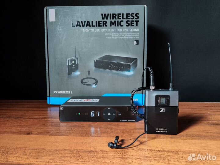 Sennheiser XSW 1-ME2-B радиосистема, петличка