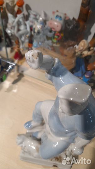 Статуэтка фарфоровая Повар и Кот