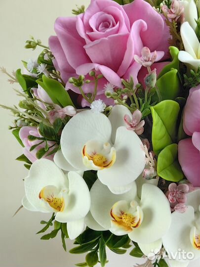 Букет из мыла ручной работы