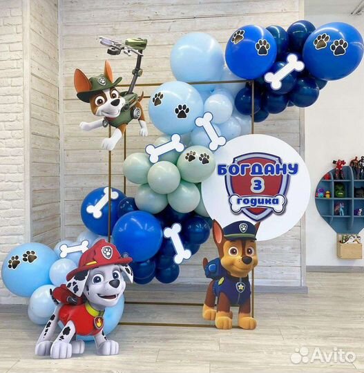 Фотозона баннер и шары