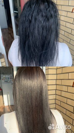 Кератиновое выпрямление