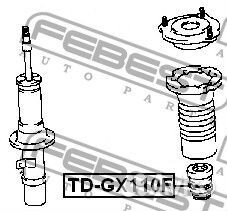 Tdgx110F Отбойник переднего амортизатора