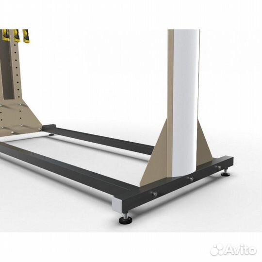 Стеллаж Премиум для лыжных палок, двухсторонний 219х155х67см LPP-174