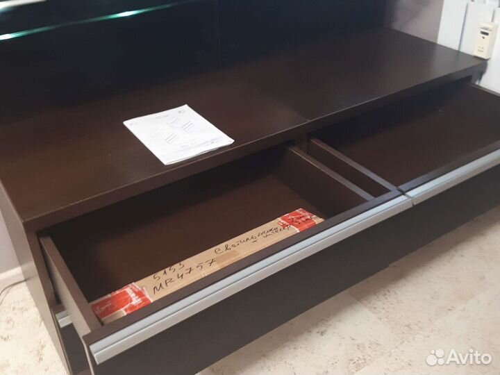 Две прикроватные тумбы Лазурит + кровать