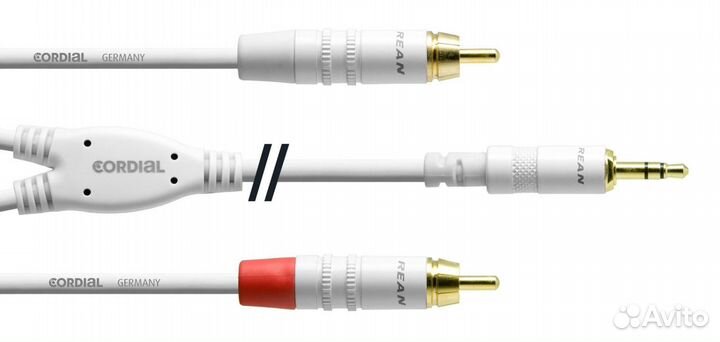 Кабель аудио Cordial CFY 1.5 WCC-snow