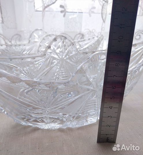 Хрустальная ладья 2 шт