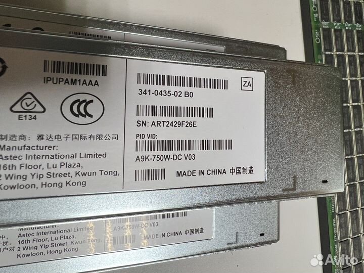 Блок питания A9K-750W-DC