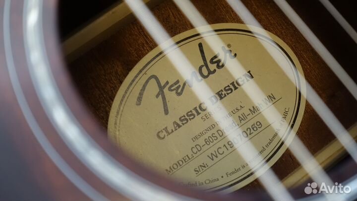 Гитара Fender CD-60S All Mahogany