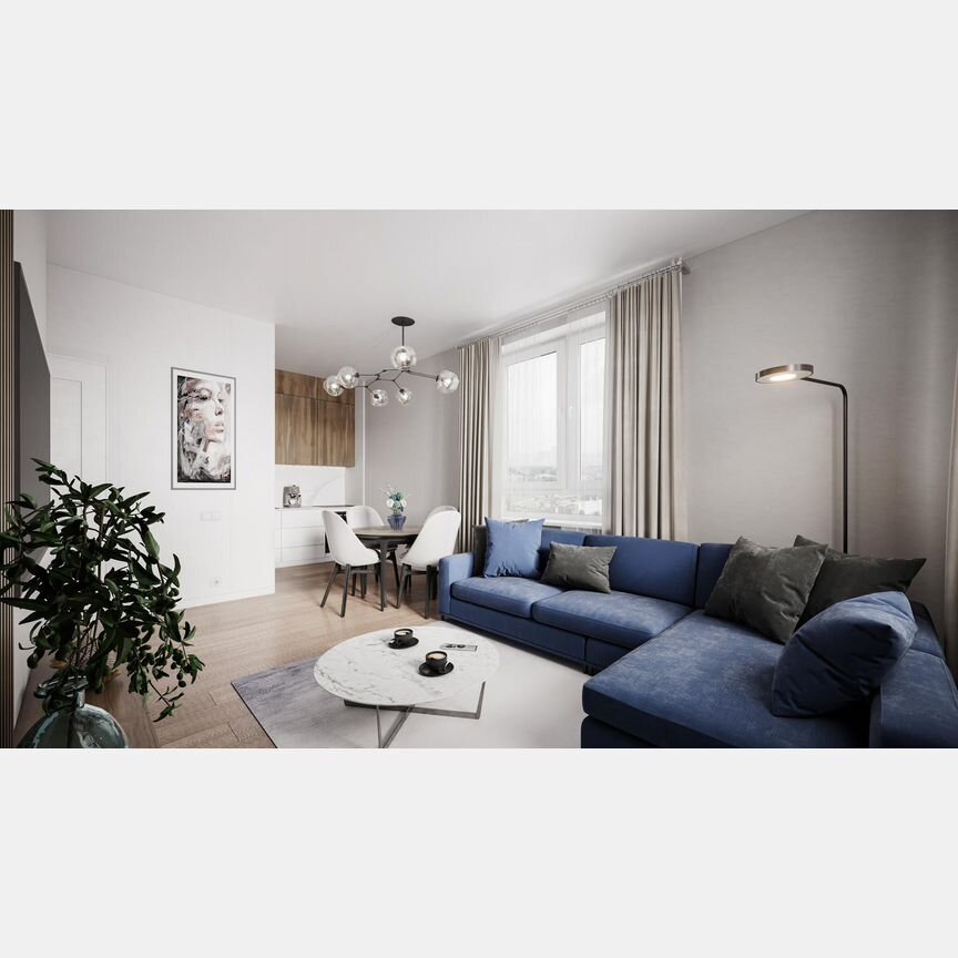 2-к. квартира, 59,2 м², 14/15 эт.