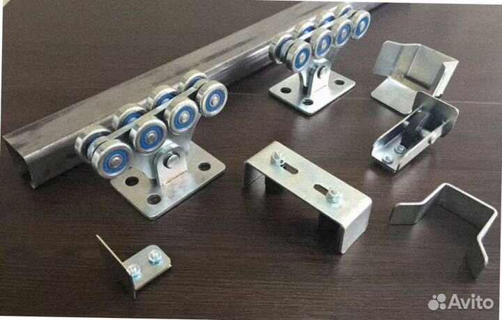 Комплект для откатных ворот. Оцинк шиной до 450 кг
