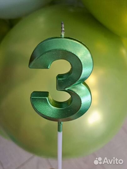 Свеча на торт 3