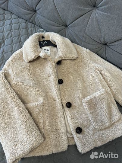 Шуба тедди zara