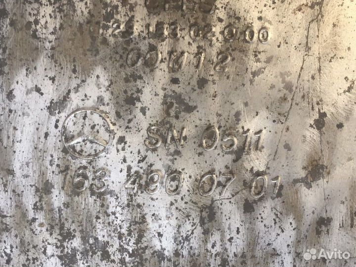 Глушитель ml w163