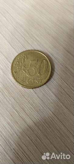 50 euro cent 2002 Австрия