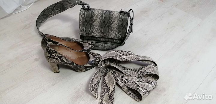 Длинный пояс-кушак (натуральная кожа, длина 2,80)