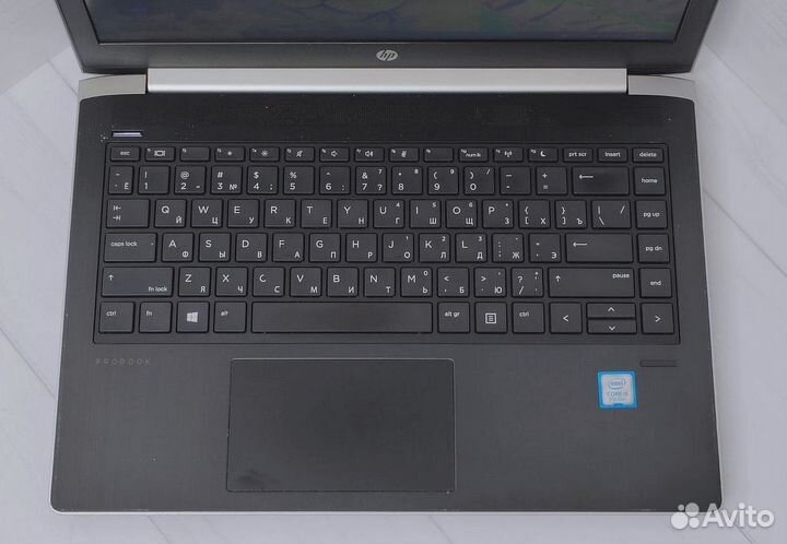 Тонкий Ноутбук для игр учебы работы Hp Probook i10