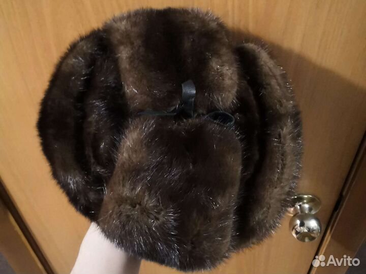 Норковая шапка мужская