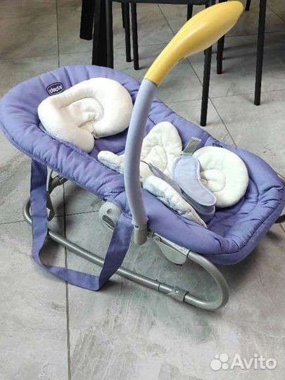 Шезлонг chicco для новорождённых