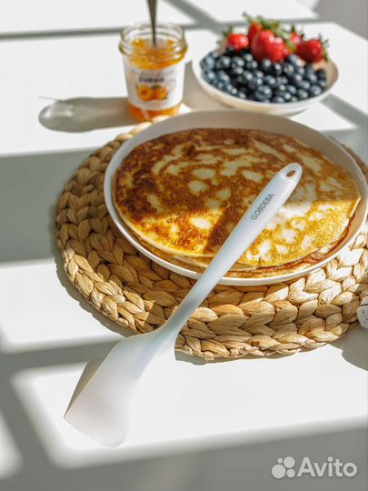 Лопатка силиконовая кухонная 27,5 см для блинов