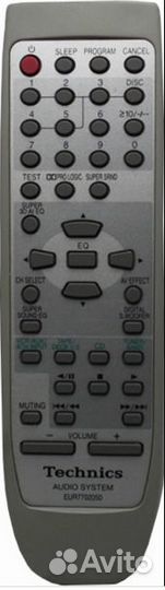Пульт заменяющий Technics EUR7702050