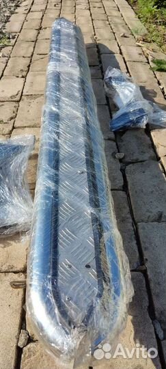 Пороги на renault duster из нержавейки б/у