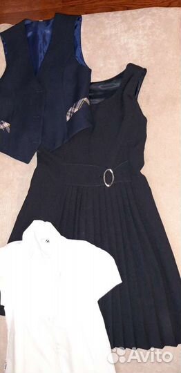 Школьная форма синяя 1-2 класс