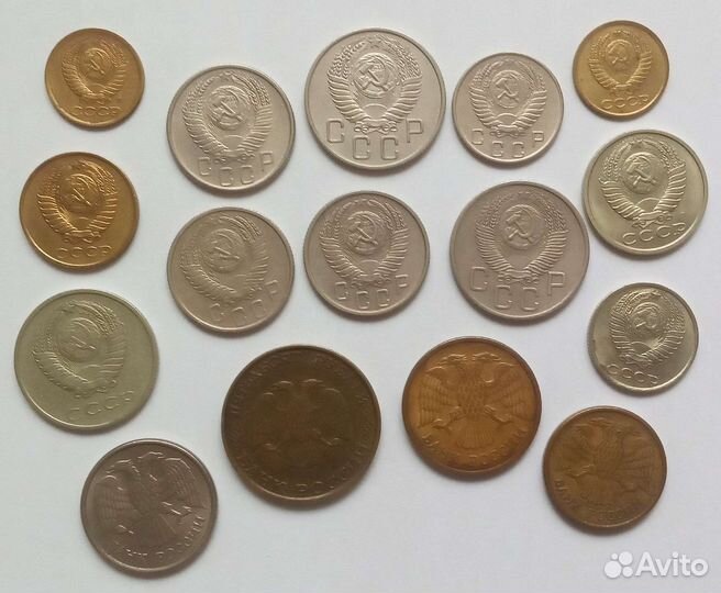 Набор Ранние Поздние СССР и Молодая Россия (16 шт)