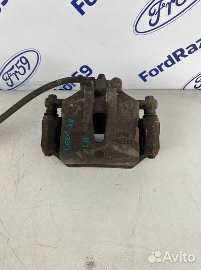 Суппорт передний левый Kia Ceed ED 1.6 (G4FC) 2008