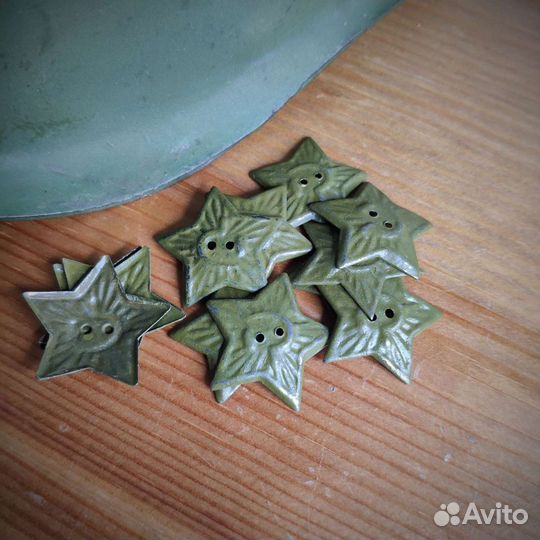 Звёзды на пилотку ркка, полевые, оригинал